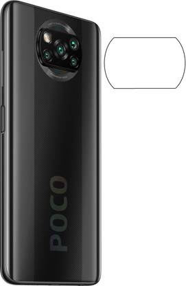 Min Back Camera Lens Glass Protector for Poco X3