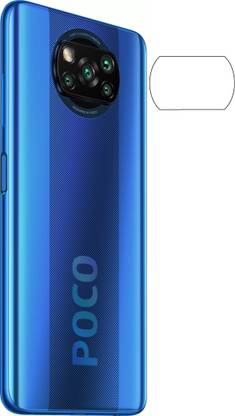 AtoZ Accessories Back Camera Lens Glass Protector for Poco X3, Poco X3 Pro