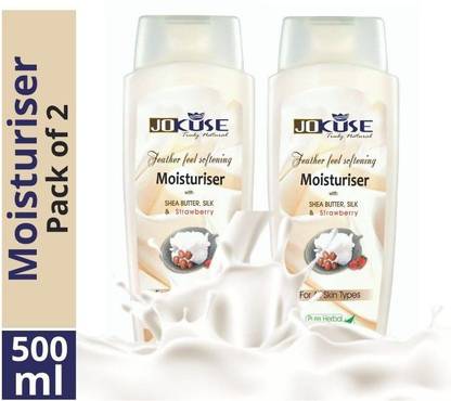 Jokuse Moisturiser with Shea Butter, Silk & Strawberry