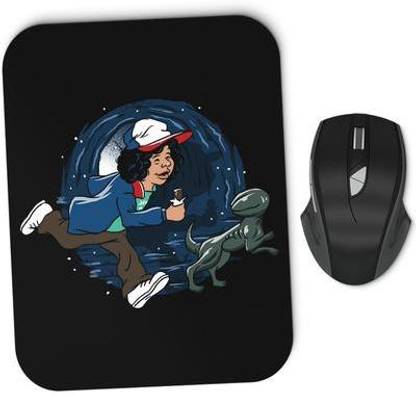 SKY DOT Adventures Of Demodog And Dustin Mousepad Black Non Slip Base Mousepad