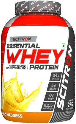 Scitron Essential Whey Protein (MANGO -MADNESS) Whey Protein