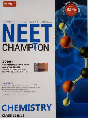 MTG NEET Champion Chemistry Class 11 & 12