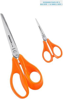 munix Stainless Steel Blades Scissors Pack Of 2 Pcs Scissors