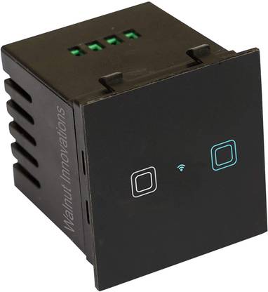 Walnut Innovations 15 Amp - 2 Switch Smart WiFi Touch Switch | Compatible with Alexa,Google Home,Samsung