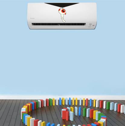 K2A Design 54 cm Multi Color Decorative Air conditioner Sticker - AC Sticker_PCAC179 Self Adhesive Sticker