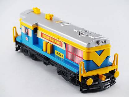 SARASI Locomotive Pull Back Train Engine [BLUE]