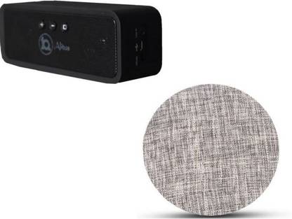 ia ialitus.com Wireless Bluetooth Black Speaker Round Shape &Rectungular Shape Combo 40 W Bluetooth Speaker