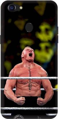 FULLYIDEA Back Cover for Oppo F5, Brock Lesnar, wwe, raw, smack down, fighting