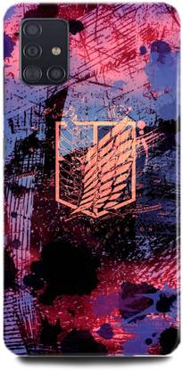 INDICRAFT Back Cover for Samsung Galaxy A51 ANIME, AOT, ART, TEXTURE, ABSTRACT, COLORFUL, WALL