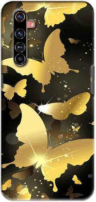 NDCOM Back Cover for Realme X50 Pro Butterfly Printed