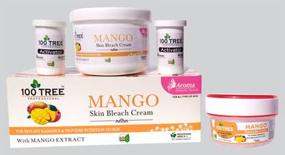 100Tree MANGO SKIN BLEACH CREAM 250GMS. & MANGO MASSAGE CREAM 200GMS.