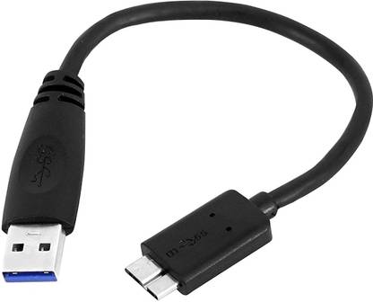 BM Power Sharing Cable 1 m Usb 3.0 A to Micro B 1 m for External Hard Disk Drives Hdd Cable 20CM Micro USB Cable (Compatible with HDD
