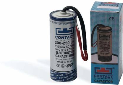 YUVAAN 230 V Motor Starting Capacitor (200 x 250 MFD) Electronic Components Electronic Hobby Kit