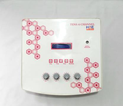 HEALTHCARE HME Fiber Body 4 Channel LCD T.E.N.S Electrotherapy Machine ELECTROTHERAPY UNIT Electrotherapy Device