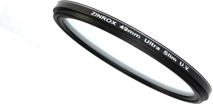 ZINROX Ultra Slim U.V Protection Filter Slim Frame Black Filter Ring for Camera Lens UV Filter