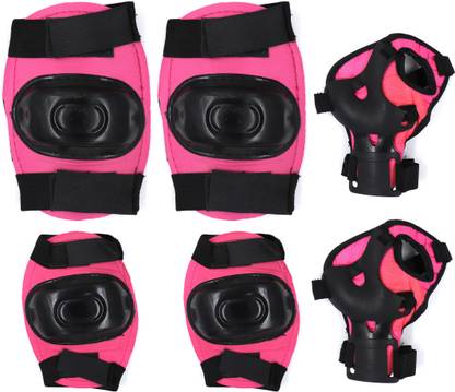 KOBO Skating Cycling Protective Set for Knee, Elbow and Palm for 6-12 Years (Imported) Skating Guard Combo
