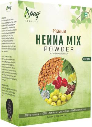 Spag HERBALS Premium Organic Henna Mix Powder