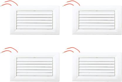 HI-PLASST LED 4 Module Shutter Foot Lamp (Pack of 4 pcs) Flood Light Outdoor Lamp