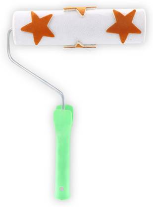JAI BRUSH INDUSTRIES STAR DESIGN TEXTURE ROLLER JAI_074 Paint Roller