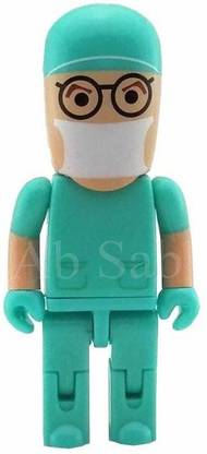 Ab Sab Doctor Pendrive 16 Gb Fancy Shape USB Drive 16 GB Pen Drive Compatible with Laptop, Netbook, Television, Desktop Computer, Audio Player USB 2.0 Plastic Case