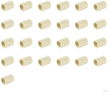 ASTRAL 3/4 Inch CPVC Plastic Coupler (Yellow, Pack Of 25) 2-Way Coupling Pipe Joint