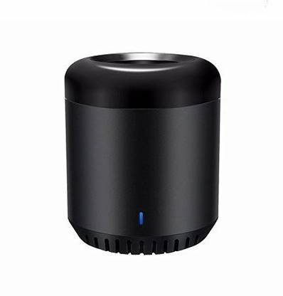 broadlink RM-Mini3 Black Bean Universal Remote Wi-Fi + IR Controller App Control Compatible with Alexa - Support 80,000+ IR Controlled Home Devices TVs, Air Condition, DVD