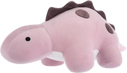 MINISO Cute Dinosaur Plush Lovely Sitting Stuffed Toy, Pink  - 50 cm