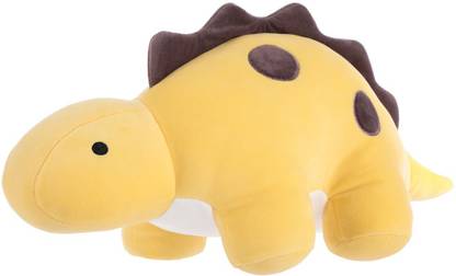 MINISO Cute Dinosaur Plush Lovely Sitting Stuffed Toy, Yellow  - 50 cm