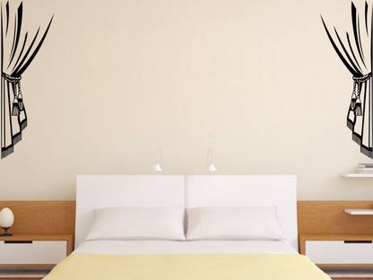 SaazSaar Curtains Wall Sticker
