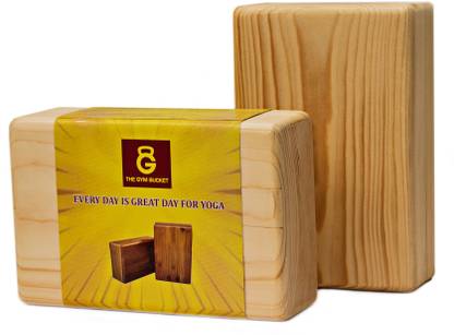 The Gym Bucket Wooden Yoga Block Yoga Blocks
