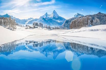 Himalaya Mountains |Wall Sticker | Nature Wall Sticker Poster |Wall Décor | Self Adhesive Wall Sticker Paper Poster Paper Print