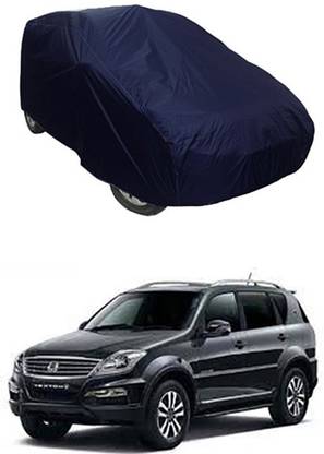 Vedika Collection Car Cover For SsangYong Universal For Car (Without Mirror Pockets)