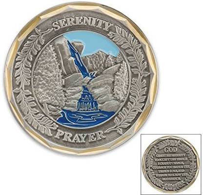 Eagle Crest NEW Serenity Prayer Challenge Coin Coin Bank