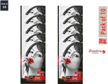 K AND H 6xe 3*10 Strawberry Condom Condom