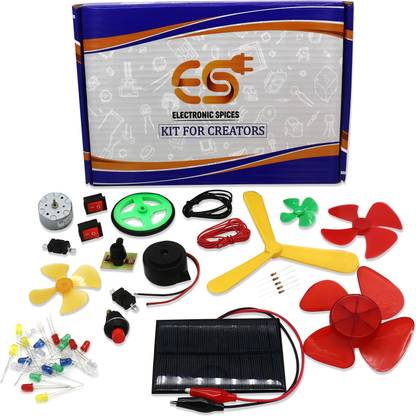 Electronic Spices 48 Pcs Electronic Component Starter Kit For Creators With User Mannual Electronic Components Electronic Hobby Kit