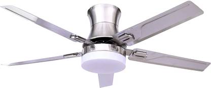 HANS LIGHTING 5 Blade with 24W LED Light, Remote Control Noiseless Ceiling Fan with 5 Pieces IRON blades with 1 Year Warranty 1200 mm Ceiling Fan
