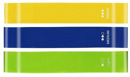VECTOR X Latex (Light, Medium & Heavy) loop Set of 3 Resistance Band