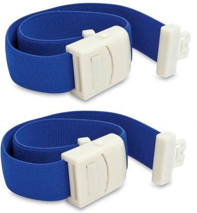 HealthEmate Delux Elastic Arm Tourniquet band with Plastic Buckle (Reusable) pack of 2 Fitness Band
