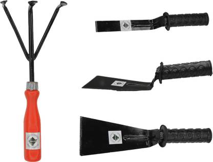 farmstool Cultivator + Khurpi Set ( 1, 2, 3 ) Garden Tool Kit