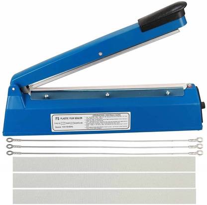 NIVAYO Heat Sealer 12 Inch Impulse Bag Sealer Poly Bag Sealing Machine Heat Seal Closer with 2 Extra Impulse Heat Sealer for Plastic Bag, Heat Sealer Machine, Heat Sealer for Plastic Bag, Impulse Sealer, Impulse Sealer Machine, Packing Machine, Plastic Packing Machine Table Top Heat Sealer,D 5 (300 mm) Table Top Heat Sealer