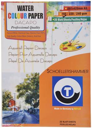 SCHOELLERSHAMMER Unruled 297 mm x 420 mm 220 gsm A3 Paper