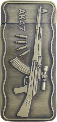 autoaccessoriesdeal AK 47 With 4 Bullet Print Pocket Lighter