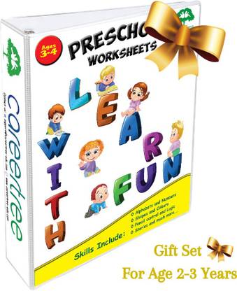 Gift Set Age 3-4 Years- Preschool Worksheet (Hard Bind, Careertree Education)