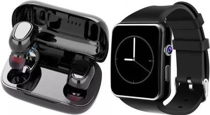 REEPUD X6 Smartwatch with TWS L21 Earbuds combo Smartwatch
