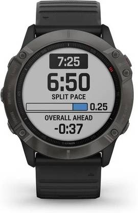 GARMIN Fenix 6X Sapphire, Premium Multisport GPS Watch, Music, Pulse Ox Sensor Smartwatch