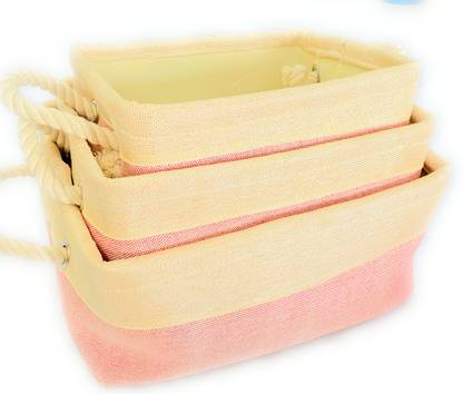 HOME SAUNDARYA Jute Storage Basket