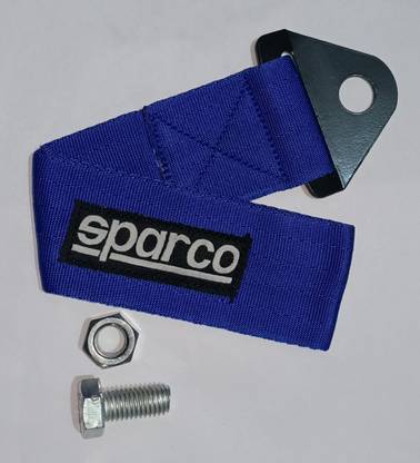 Auto MT BLUE TOW BELT & STRAP, Premium Blue+black Universal Front & Rear Tow Strap/Tow Hook Ribbon 0.23 m Towing Cable 0.2 m Towing Cable 0.2 m Towing Cable 0.2 m Towing Cable