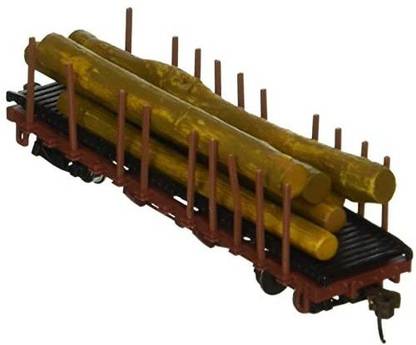 Bachmann ACF 40' Log Car 1906 - 1935 Version - N Scale