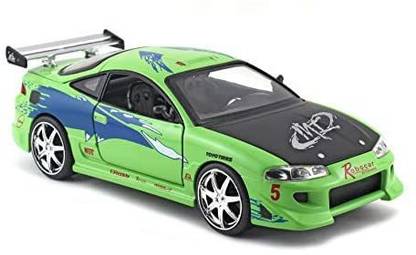 Jada Toys Fast Furious1:24 Brian's Mitsubishi Eclipse Die-cast Car,for Kids and Adults