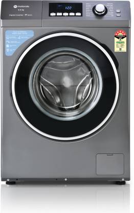 Motorola 6.5 kg 5 Star Smart Wi-Fi Enabled Inverter Technology Fully Automatic Front Load with In-built Heater Grey